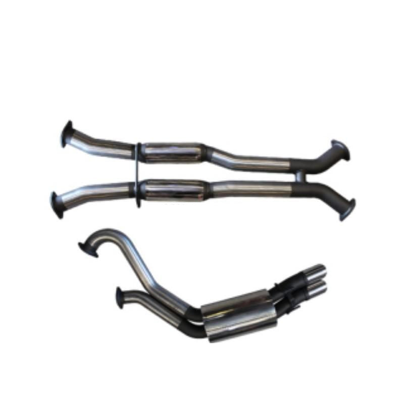 Manta - Holden Monaro HSV V2 5.7L V8 GTO, GTS Coupe (2001-2004) 3" Dual Catback Exhaust System with Hotdog and Muffler