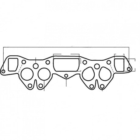 Datsun 1600 & 180B, Nissan L16, L18 & L20B - Exhaust Manifold Gasket