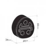 Exhaust Rubber - To Suit Toyota Hilux, & Tarago, 3 Bolt