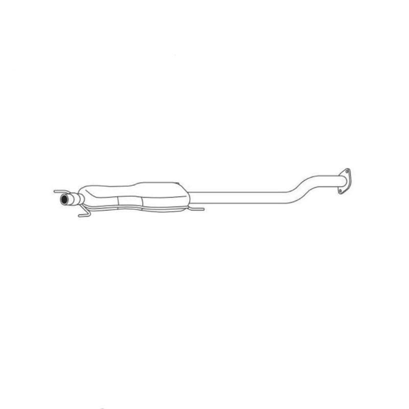 Standard Replacement - Holden Astra TS 1.8L Sedan Hatch Centre Muffler - Defaul…