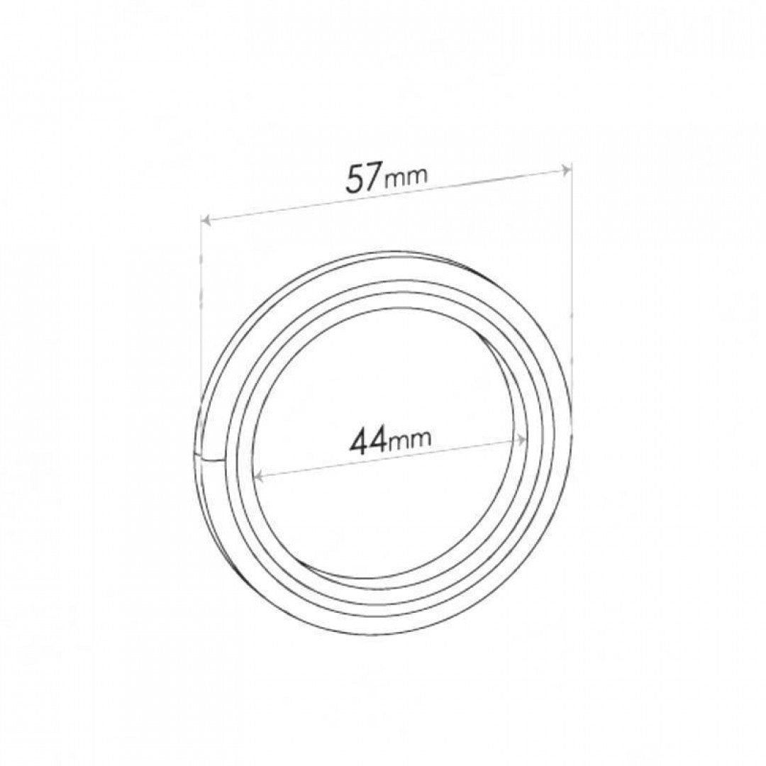Spiral Wound Ring Gasket - ID 44mm, OD 57mm, THK 5mm, SPIRAL