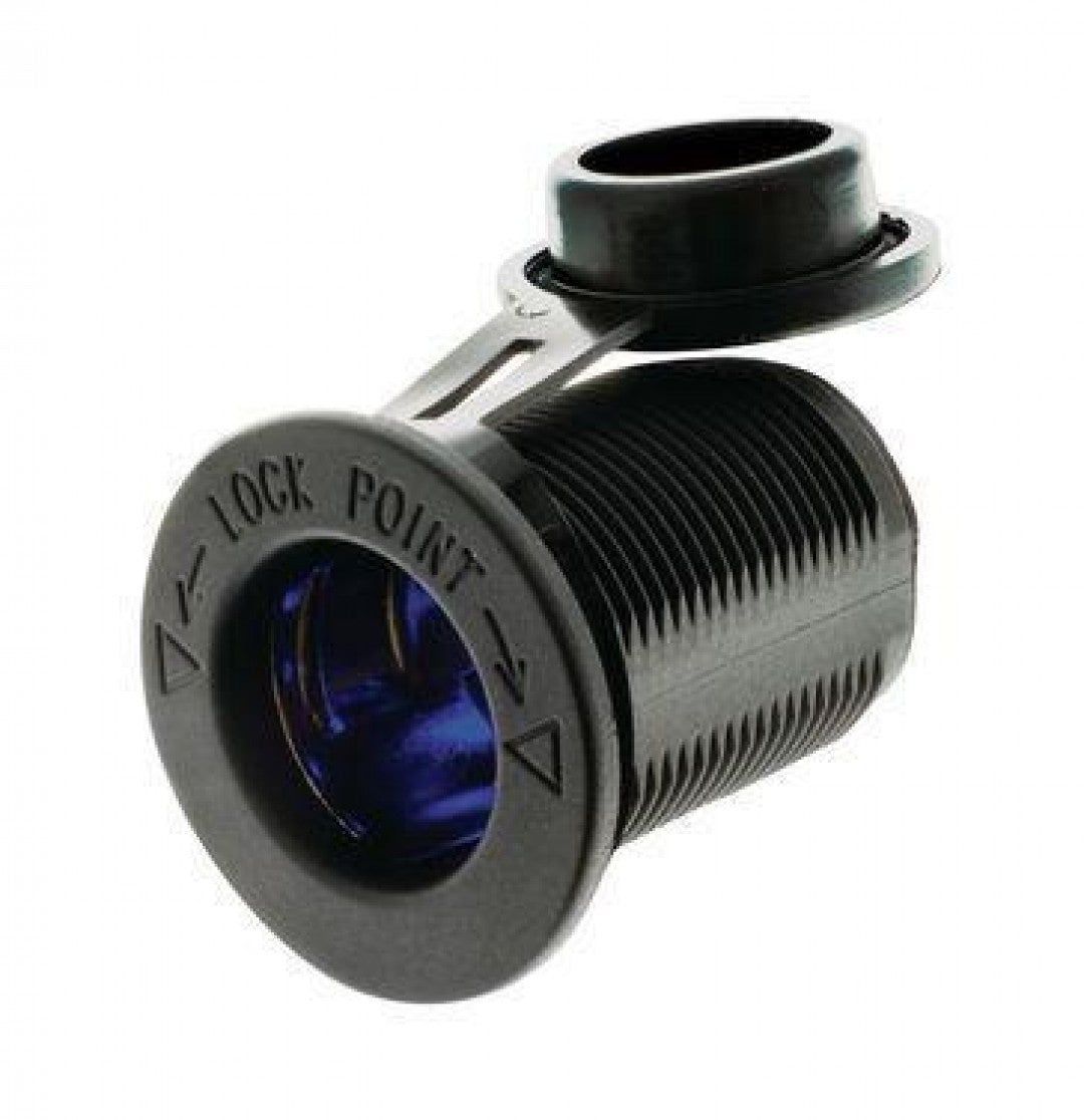 Hulk 4X4 - ACCESSORY POWER SOCKET WITH BLUE LED 12/24v 20a @12v