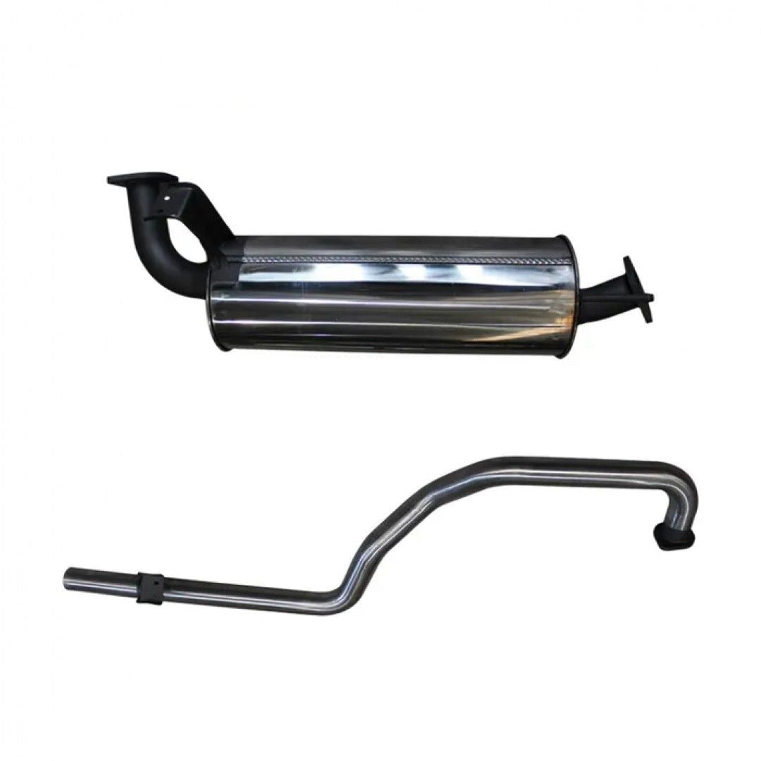 Manta - Toyota HZJ, FZJ105 2.5in off Extractors Muffler/Tailpipe