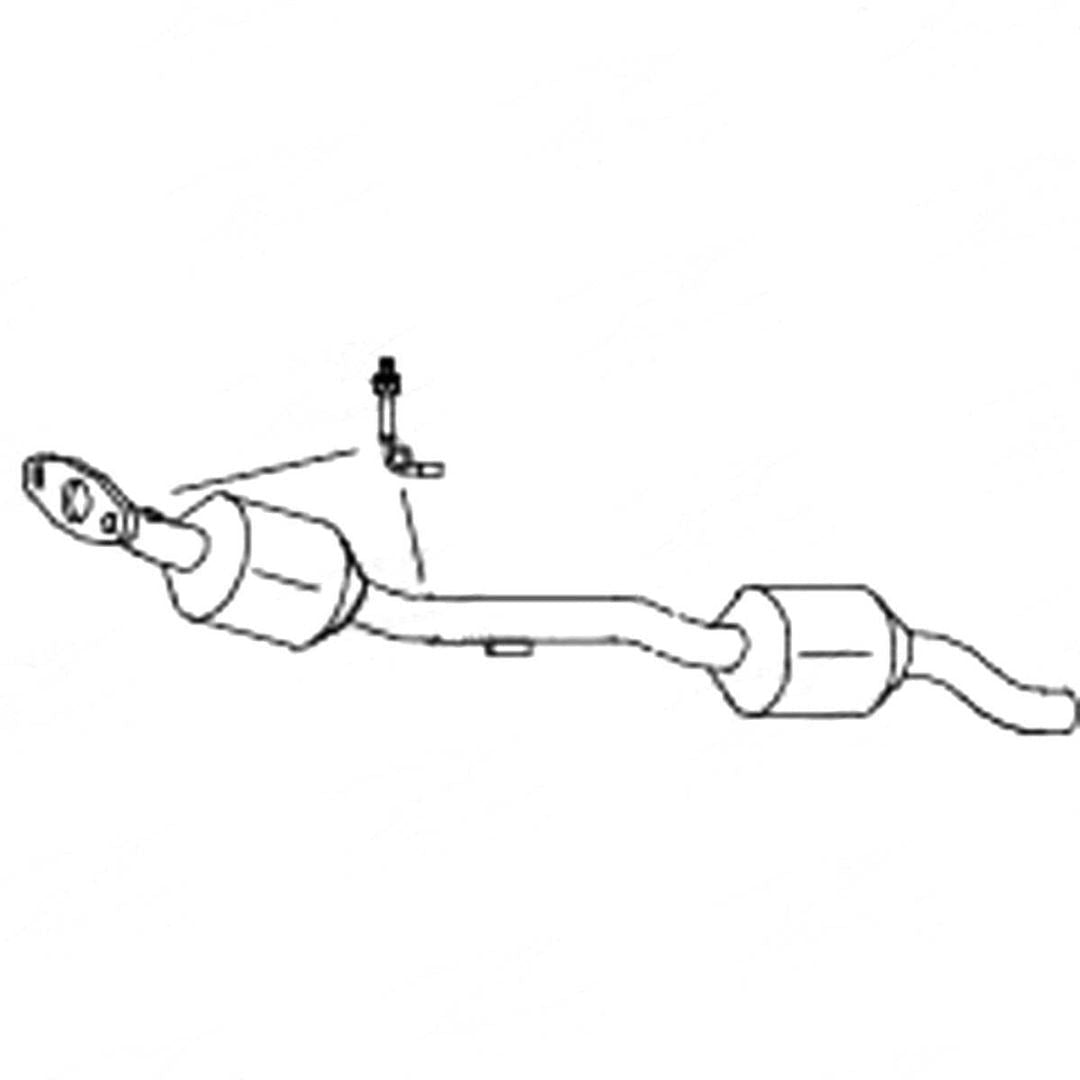 Standard Catalytic Converter - Mercedes-Benz M-Class W163 ML 430 (1999 - 2001) Wagon (4…
