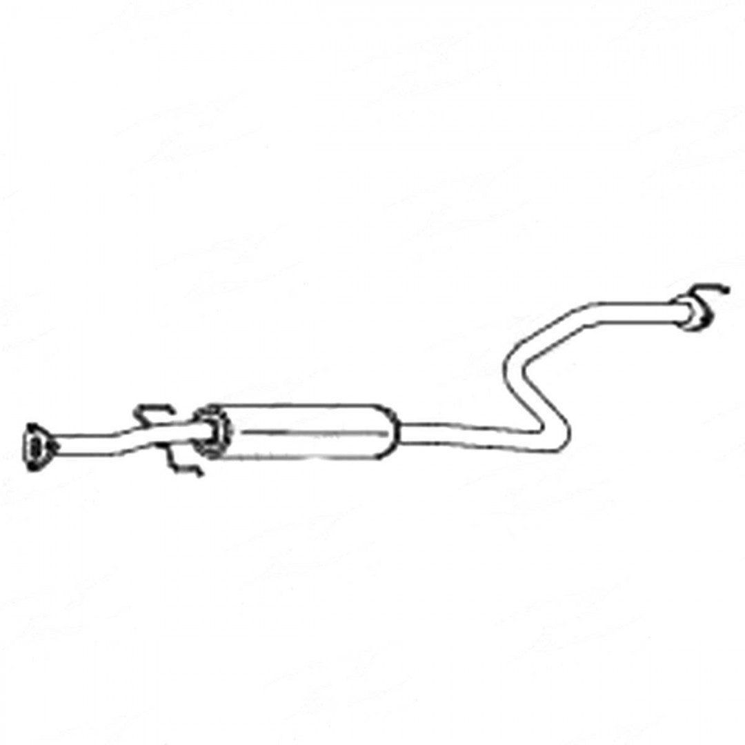 Standard Replacement - Honda CR-X EG EH (1992 - 1998) Targa (1.6L) Centre Muffl…