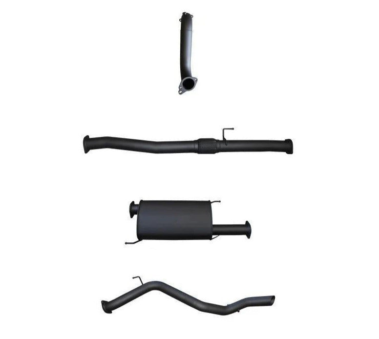 Manta - Isuzu MU-X 2012+ 3.0L - Turbo Back System - 3" Single Exhaust without Cat