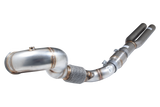 XForce | 4" to 3" Turbo Downpipe & High-Flow Cat | Audi RS3 8V & TT RS FV | ESRS317KITB