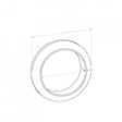 Double Taper Ring Gasket - ID 38mm, OD 54mm, THK 14mm, WIRE