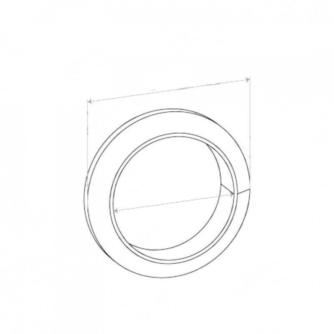 Double Taper Ring Gasket - ID 38mm, OD 54mm, THK 14mm, WIRE