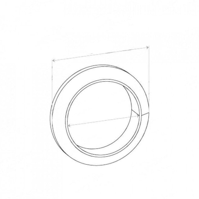 Double Taper Ring Gasket - ID 38mm, OD 54mm, THK 14mm, WIRE