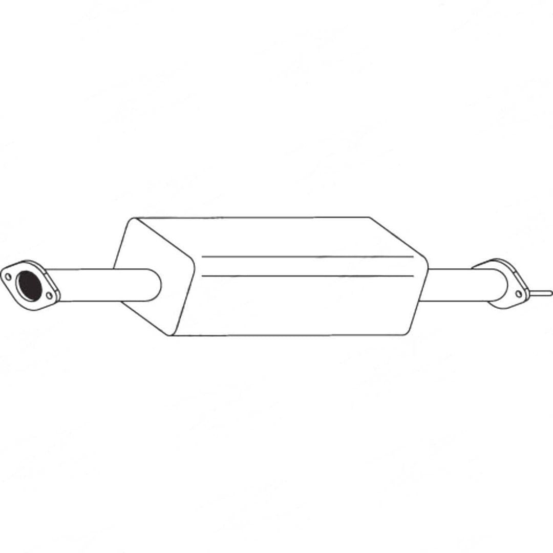 Standard Replacement - KIA Optima GD (2004 - 2006) Sedan (2.7L) Centre Muffler