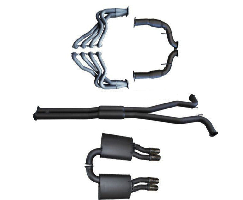 Manta - Holden Commodore (2007-2013) VE/E Series 6.0L, 6.2L V8 Ute 3in With 1 7/8 in Extractors Hotdog/Muffler