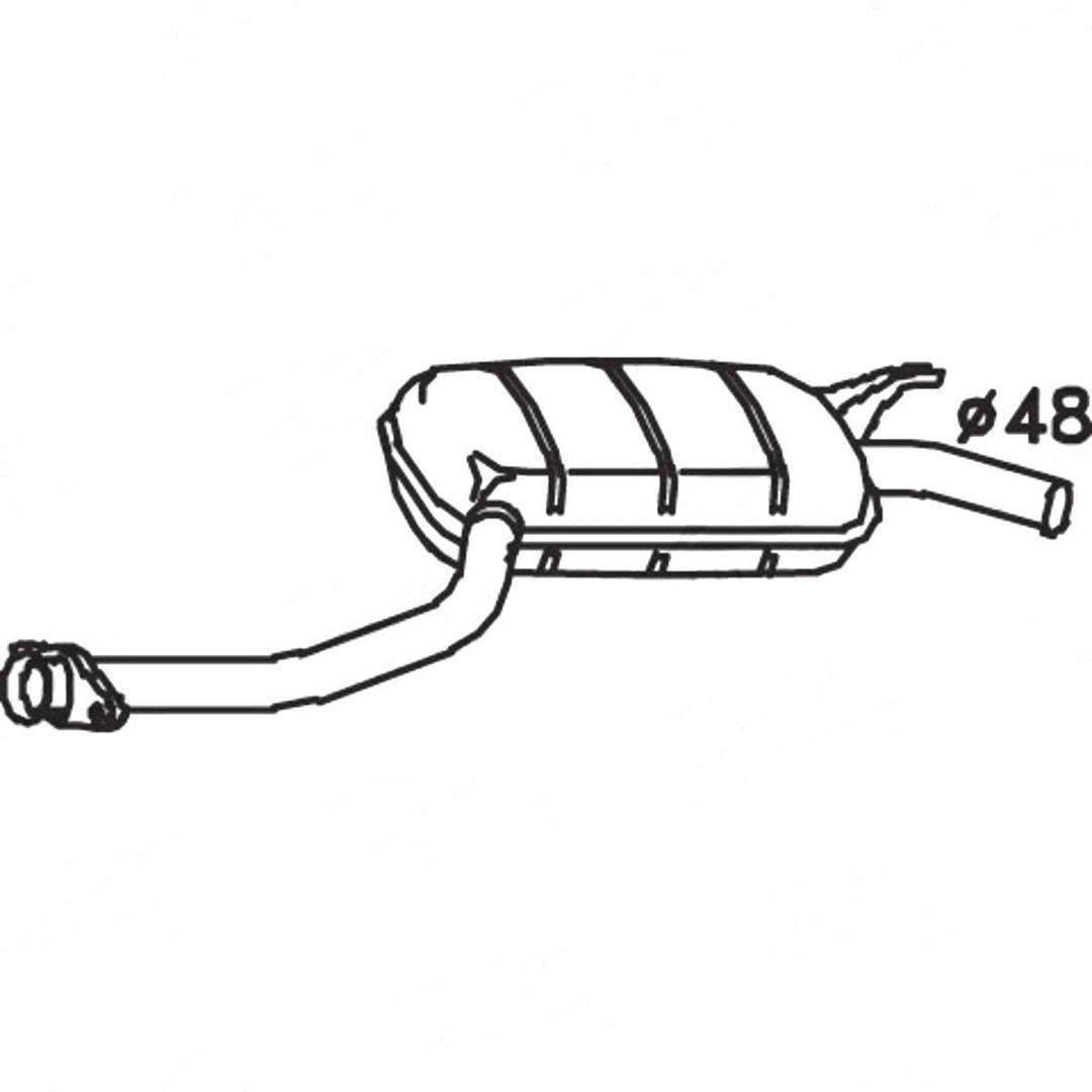 Standard Replacement - Mercedes-Benz 180 W201 (1991 - 1993) Sedan (1.8L) & 190 …
