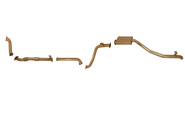 Pacemaker King Brown | Single 3" Turbo Back Exhaust with Cat & Muffler | Toyota LandCruiser 78 Troopy 1HDFTE | KB12005-XCMX