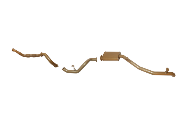 Pacemaker King Brown | Single 3" Turbo Back Exhaust with Cat & Muffler | Toyota LandCruiser 78 Troopy 2007–08/2016 | KB12007-XCXM