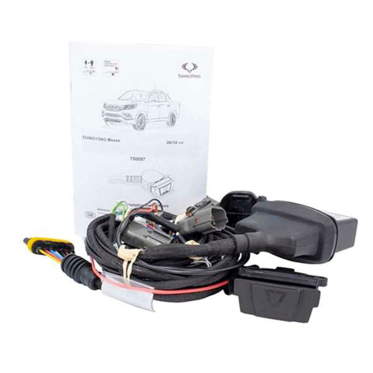 TAG - SsangYong Musso Ute Short Wheel Base (2018 - On) Heavy Duty Towbar & Direct Fit Wiring