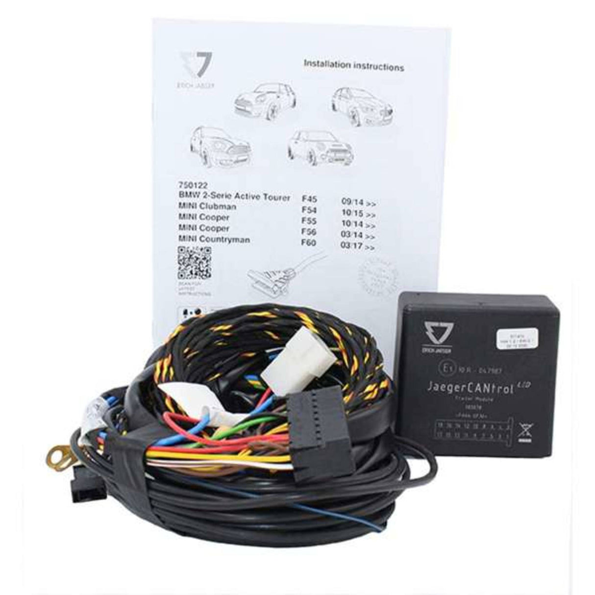 Erich Jaeger Wiring Direct Fit Harness for Mini Mini Countryman (10/2016 - on), Countryman (02/2017 - on), Mini Mini (03/2015 - on), Cooper (12/2013 - on), ONE (04/2014 - 10/2017), Cooper S (12/2013 - on), Cooper D (12/2013 - 04/2018), RAY (08/2016 -...
