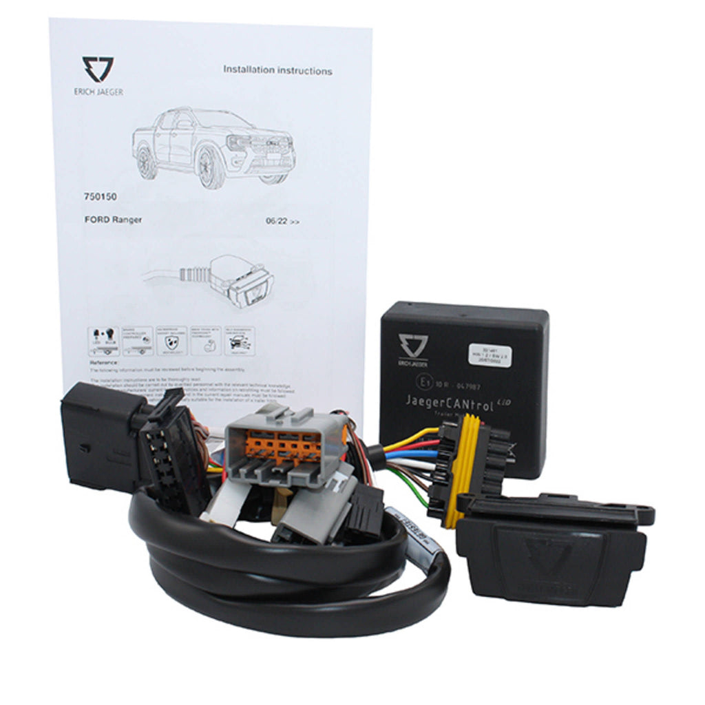 TAG | Heavy Duty Towbar & Jaeger Wiring Kit | Ford Ranger PY 2022–2024, VW Amarok NF 2022–on | T7F841-K201