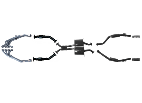 Pacemaker 2.5" Dual Exhaust System with Tri-Y Headers for Holden VZ Monaro CV8 CV8-Z 5.7L V8 2004–2006 - PP5367-09
