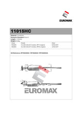 Euromax - Mazda 6 20 L GG-GY '05-'08 DW12T DPF Diesel Particulate Filter