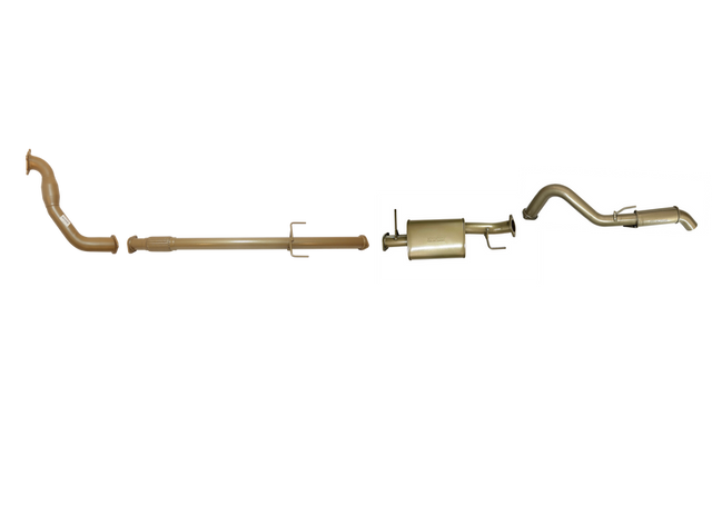 Pacemaker King Brown | Single 3" Turbo Back Exhaust with Cat & Muffler | Mitsubishi Triton ML 3.2L TD 2006-2009 | KB9100-XCMR