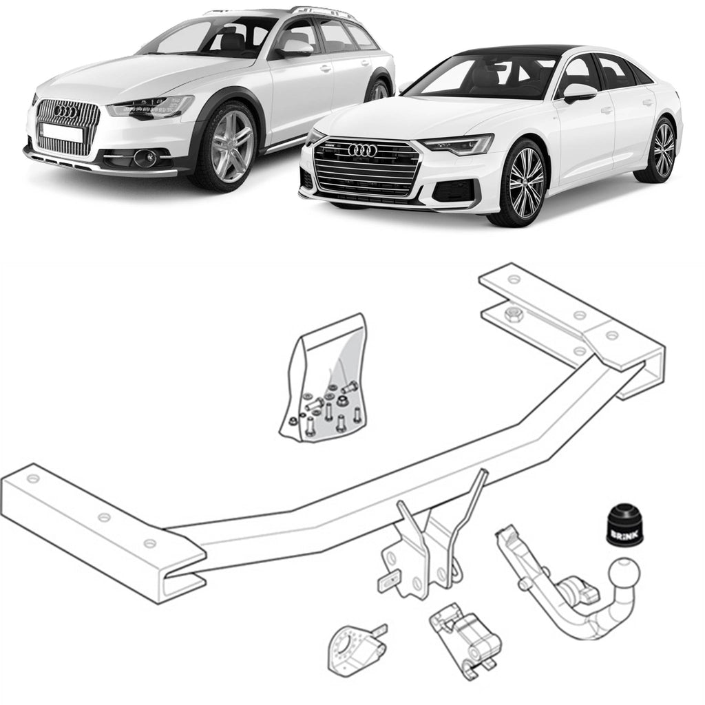 BRINK - Audi A6 Sedan (2004 - 2011), Audi A6 Wagon (2004 - 2011) Towbar