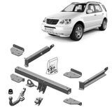 Brink | Diagonal Detachable European Towbar | Mercedes-Benz M-Class W164 2005–2011 | BR-443300