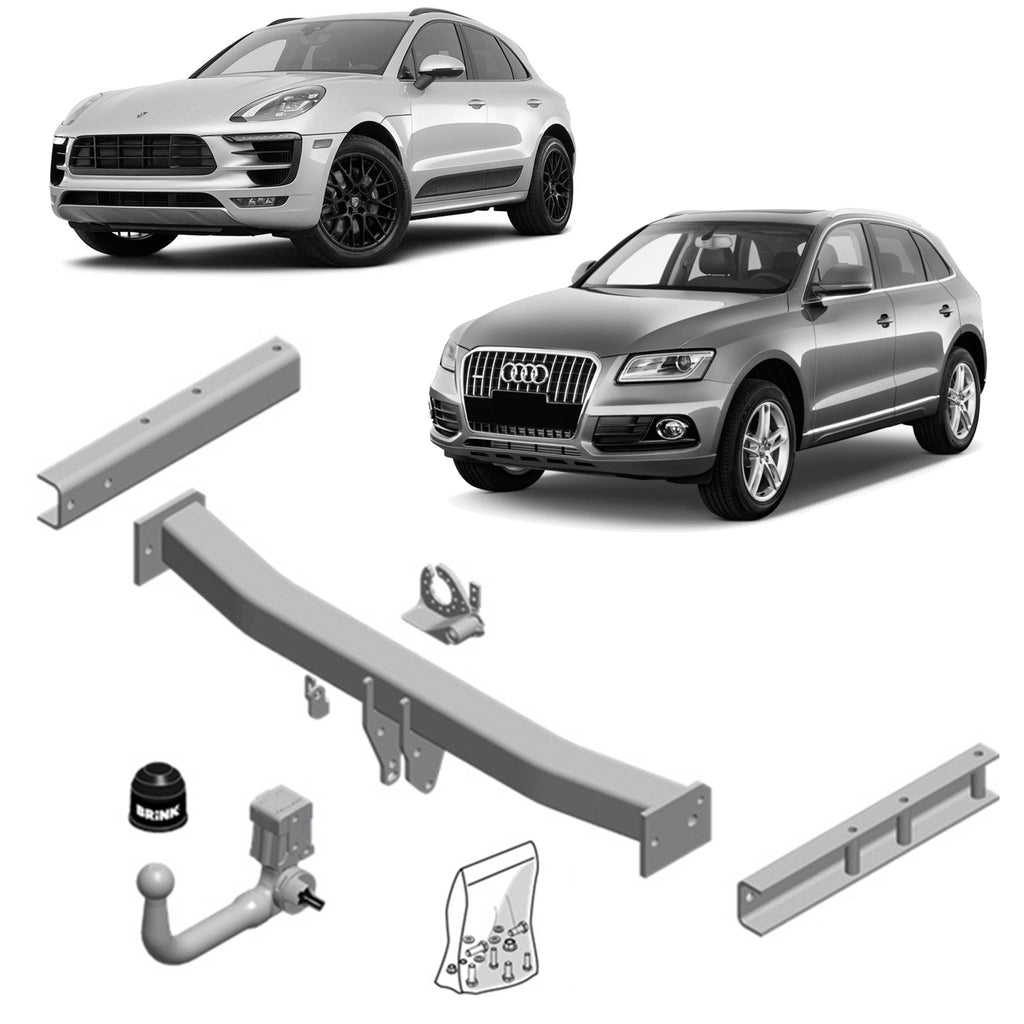 BRINK | European Vertical Detachable Towbar | Audi Q5 8R 2008–2017 & Porsche Macan 2014–2018 | BR-592300