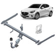Brink | Diagonal Detachable Towbar & Universal Wiring Kit | Mazda 2 DL/DJ Hatchback (2014 - On) | BR-602000-K301