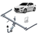 Brink | Diagonal Detachable Towbar & Universal Wiring Kit | Mazda 2 DL/DJ Hatchback (2014 - On) | BR-602000-K301