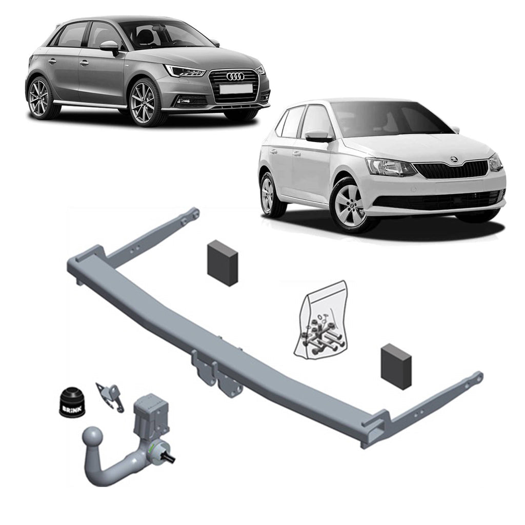 BRINK | Detachable Towbar | Audi A1 8X GB Skoda Fabia 2007–ON | BR-625200