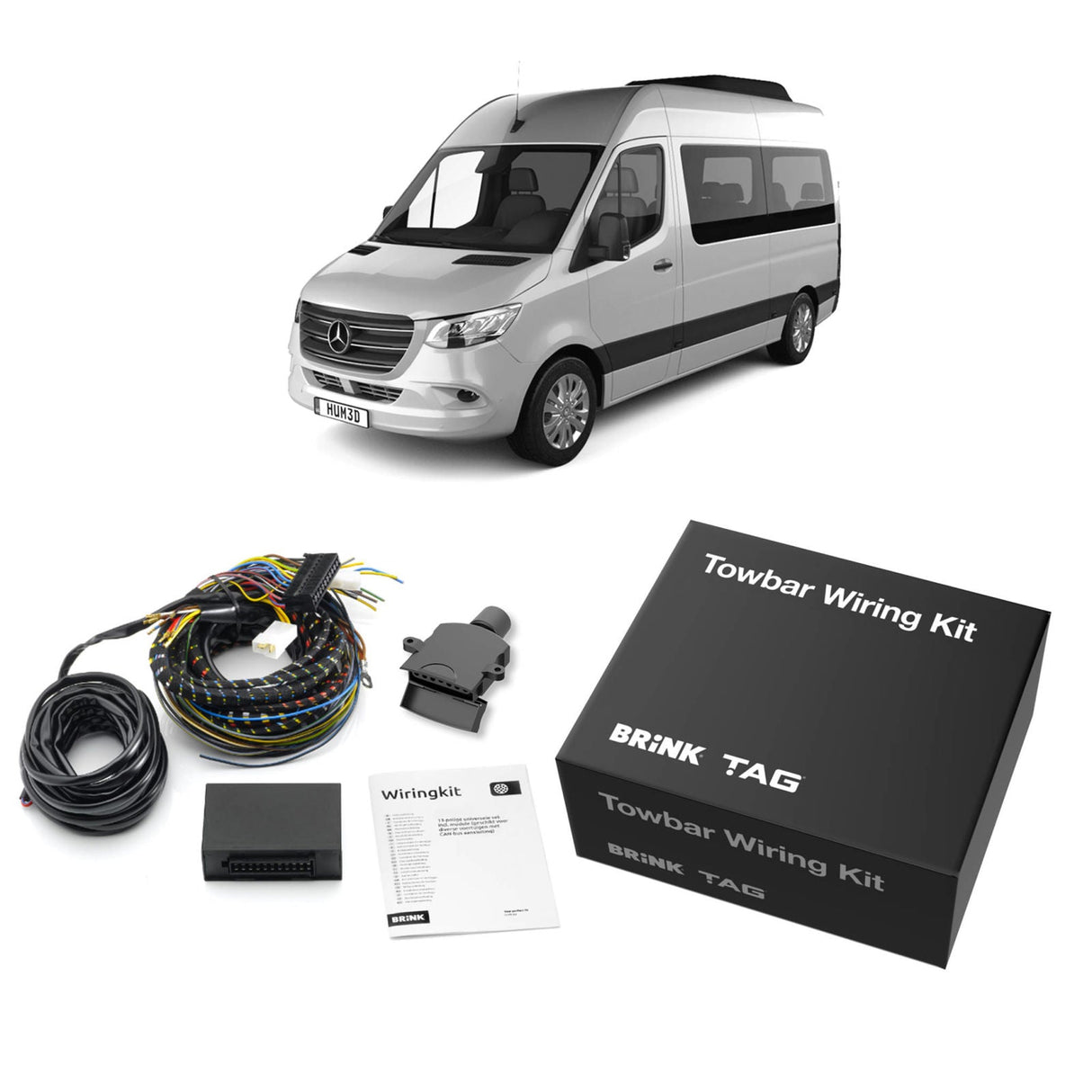 TAG | Heavy Duty Towbar & Direct Fit Wiring Kit | Mercedes-Benz Sprinter 907 5,0T Narrow MWB 2019–On | T7P711-K101