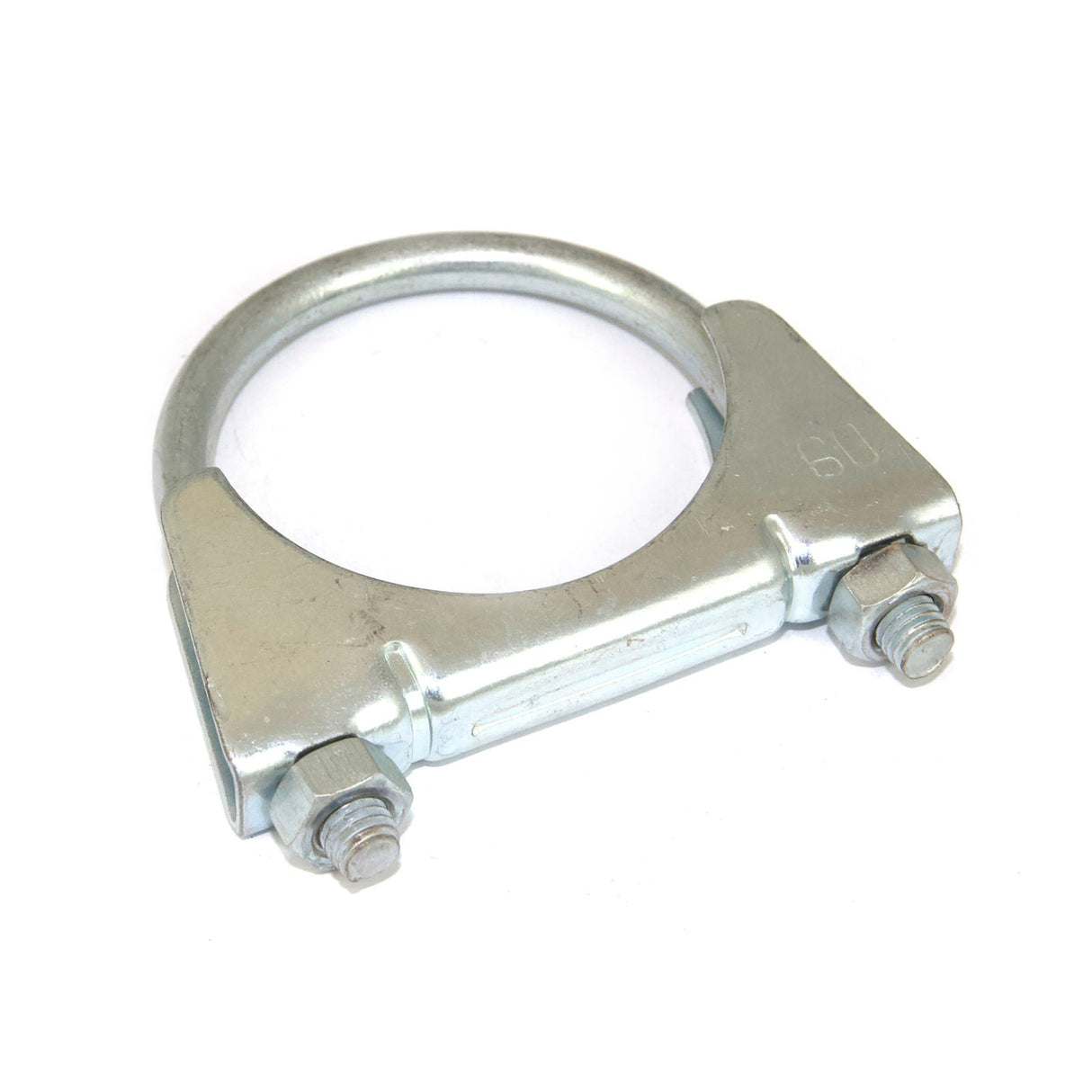 Redback - U-Bolt Clamp - Inside diameter 60mm (2-3/8" Inch), Zinc Plated, Packed Bag