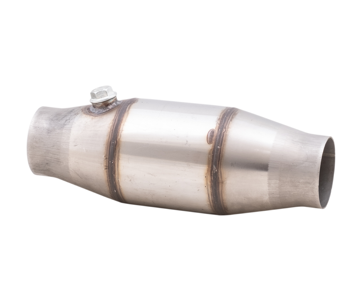 Xforce | 2.5" Universal 100 Cell High Flow Metallic Catalytic Converter | Stainless Steel | CAT50-250