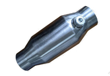 Mercury - 2.1/4" S/S ROUND POLISHED METALIC O2 CAT 100CPI