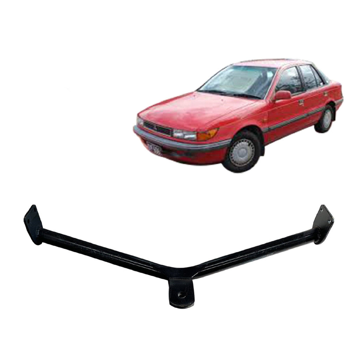 BTA | Light Duty Towbar | Mitsubishi Lancer Hatch & Sedan 1989–1996 | Capacity 750kg | CHR040