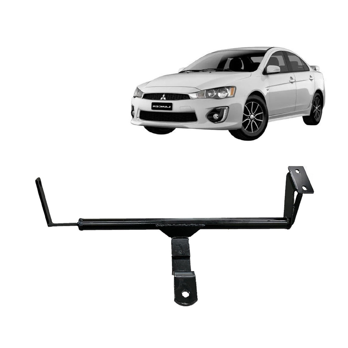 BTA | Light Duty Towbar | Mitsubishi Lancer Sedan & Hatch 2007–2011 | Capacity 1000kg | CHR057