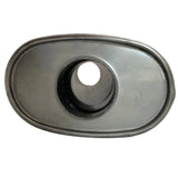 LUKEY | 3" Straight Piped Performance Muffler | 9"x5" Oval 14" Long | 430 Stainless | D827MN-430LST