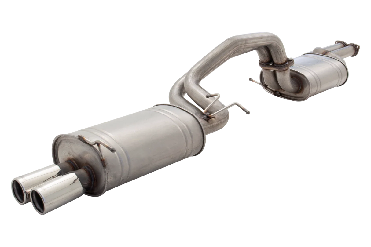 XForce | Twin 2.5" Cat Back Exhaust System | Ford Falcon BA BF V8 Sedan 2002–2008 | E4-F8-02-CBS