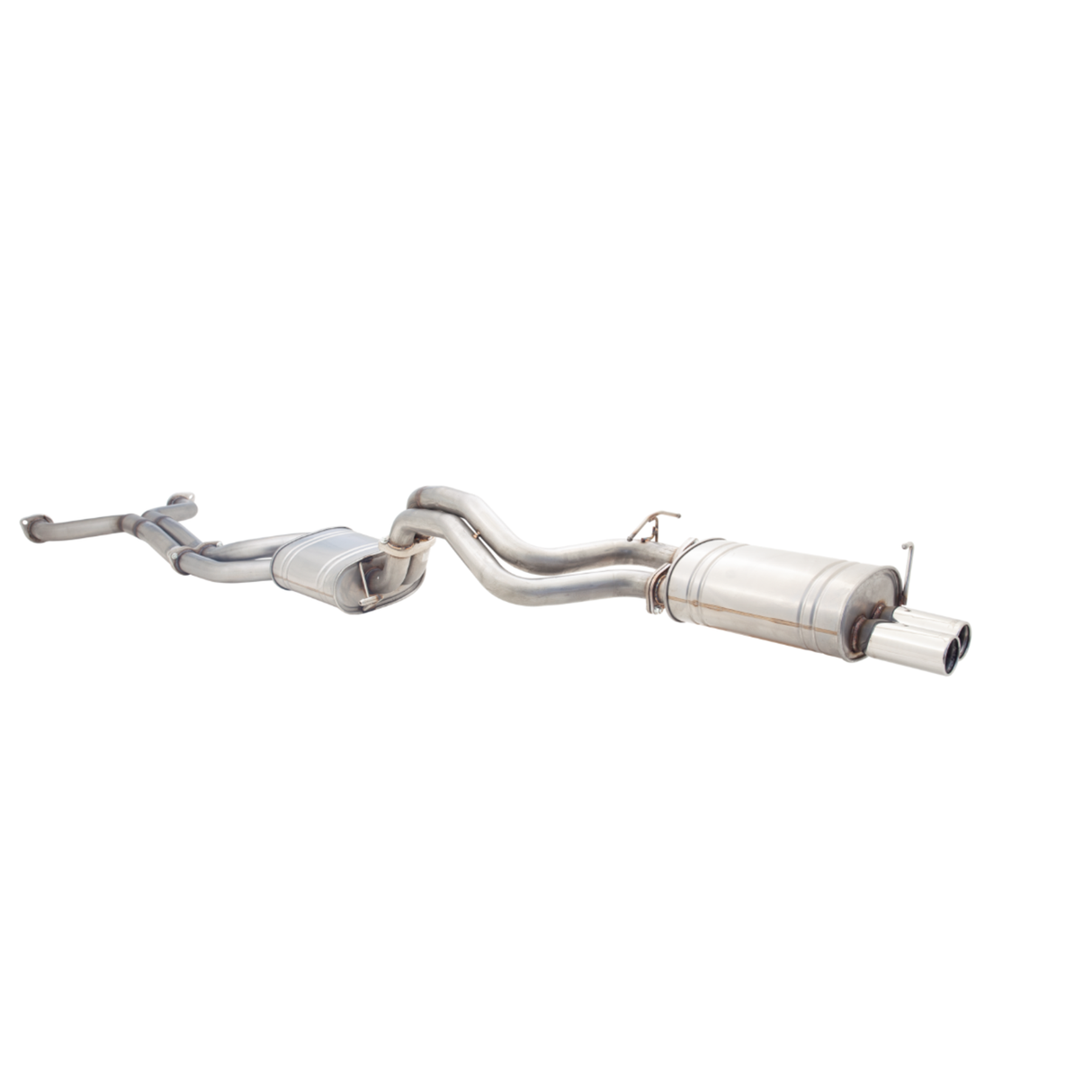 XForce | Twin 2.5" 409 Stainless Cat-Back Exhaust | Ford FG Falcon XR8 5.4L 2008–2014 | E4-FG30-CBS