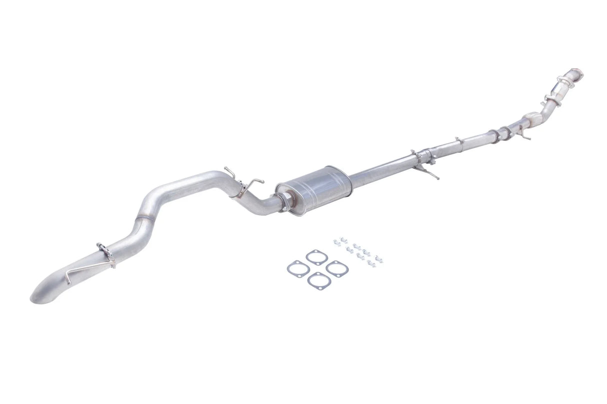 XForce | 3" Turbo Back Exhaust With Cat Large Muffler | Ford Ranger PX Mazda BT-50 3.2L 2011–2022 | E4-FR02WC-TBS
