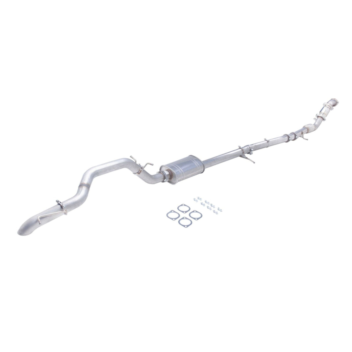 XFORCE - FORD, MAZDA BT50, RANGER PK 3.0L TURBO DIESEL (2007-2011), UN 3.0L 2006-2011 3" Inch Raw Stainless Steel Turbo Back Exhaust System No Cat