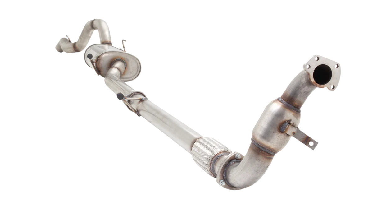 XFORCE - HOLDEN COLORADO RG 2012-2016, 3" Inch Raw Stainless Steel Turbo Back Exhaust System With Cat