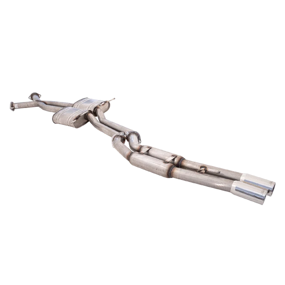 XFORCE - Holden VT-VZ V8 5.7L SEDAN 1997-2006, 3" Inch Raw 409 Stainless Steel Catback Exhaust System With Hotdog