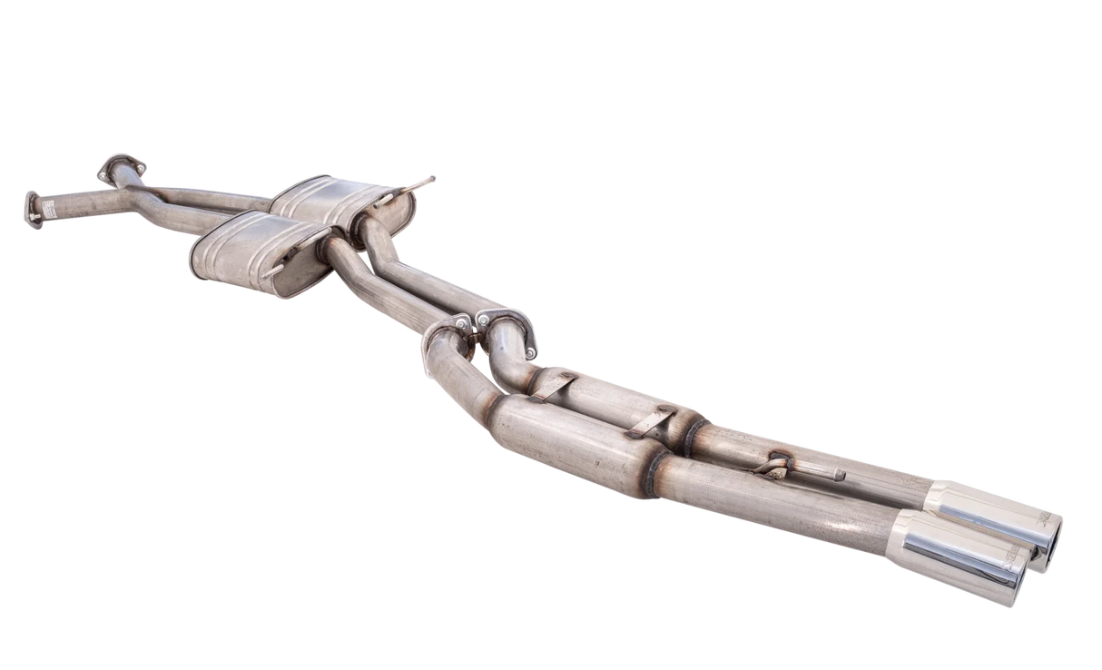 XFORCE - Holden VT-VZ V8 5.7L SEDAN 1997-2006, 3" Inch Raw 409 Stainless Steel Catback Exhaust System With Hotdog
