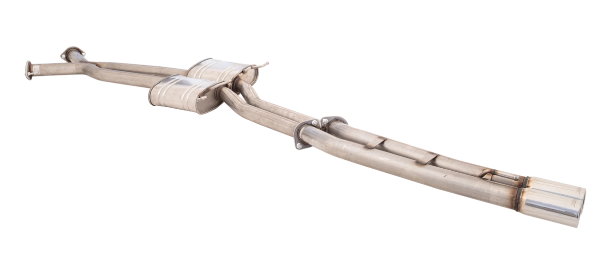 XFORCE - Holden STATESMAN, WH-WK-WL 1999-2006, 2.5" Inch Stainless Steel Twin Catback Exhaust System With Straight Pipe