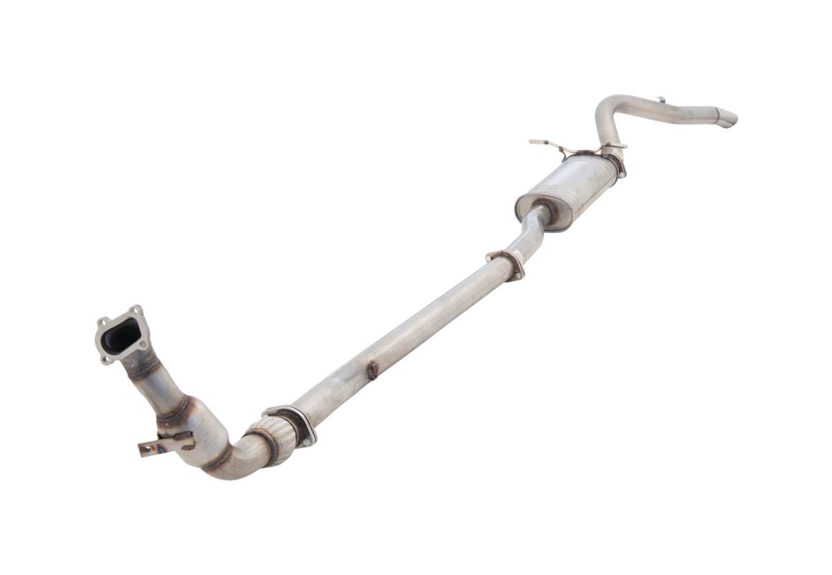Xforce | 3" Stainless Steel Turbo Back Exhaust & Cat | Nissan Navara D22 2.5L 2008–2015 | E4-ND22-25WC-TBS