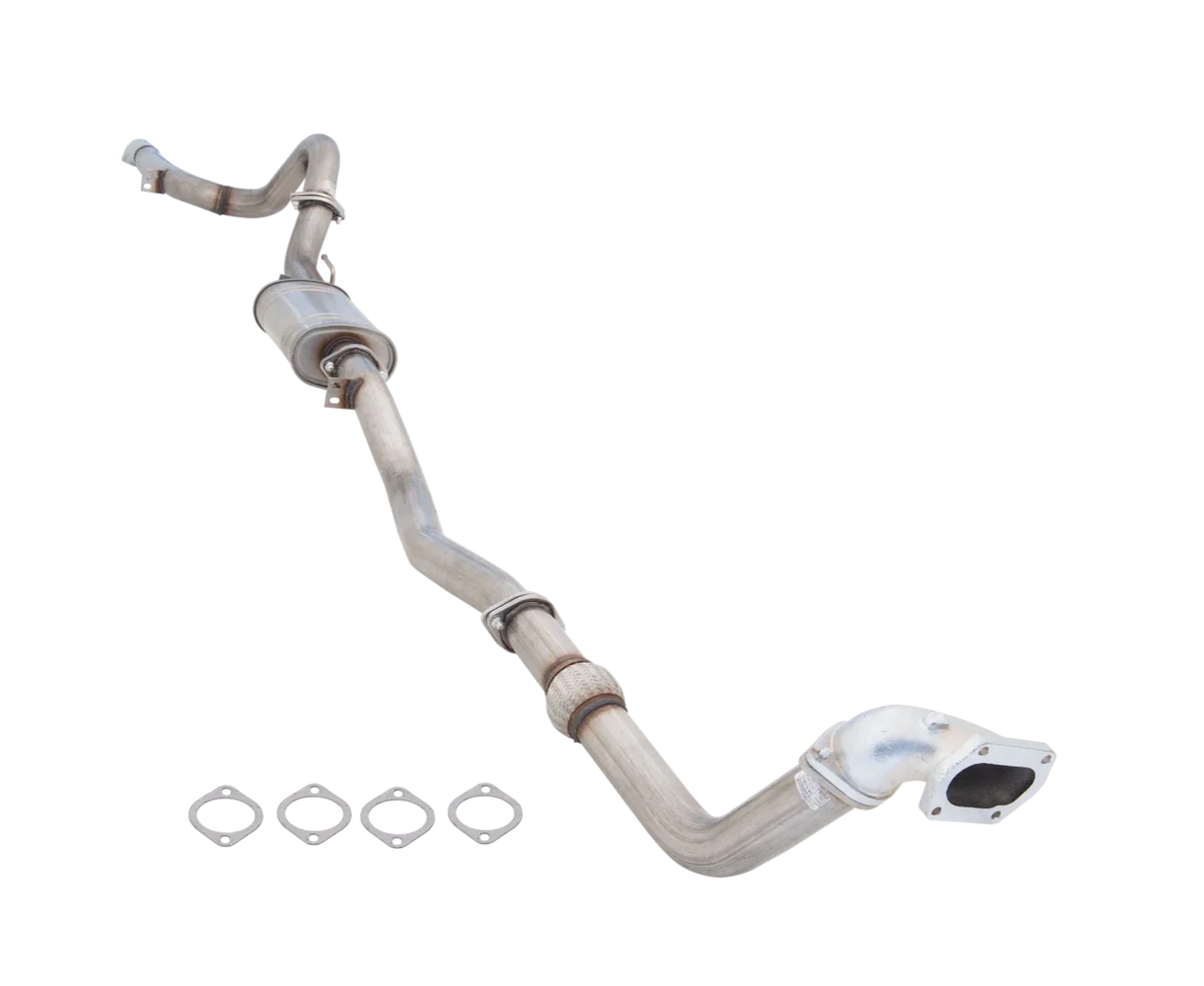 XForce - NISSAN NAVARA	D22 3.0L TURBO DIESEL (1997-2009), 3″ Stainless Steel Turbo Back System with Metallic Cat Converter