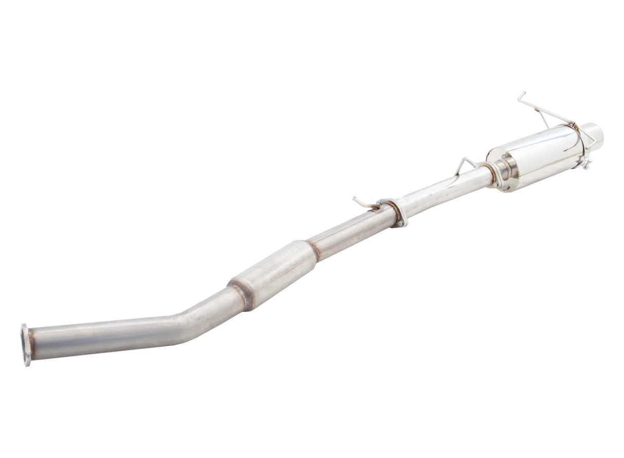 XFORCE - NISSAN 200SX S14 1994-1998, 3" Inch Stainless Steel Raw Catback Exhaust System With Cannon