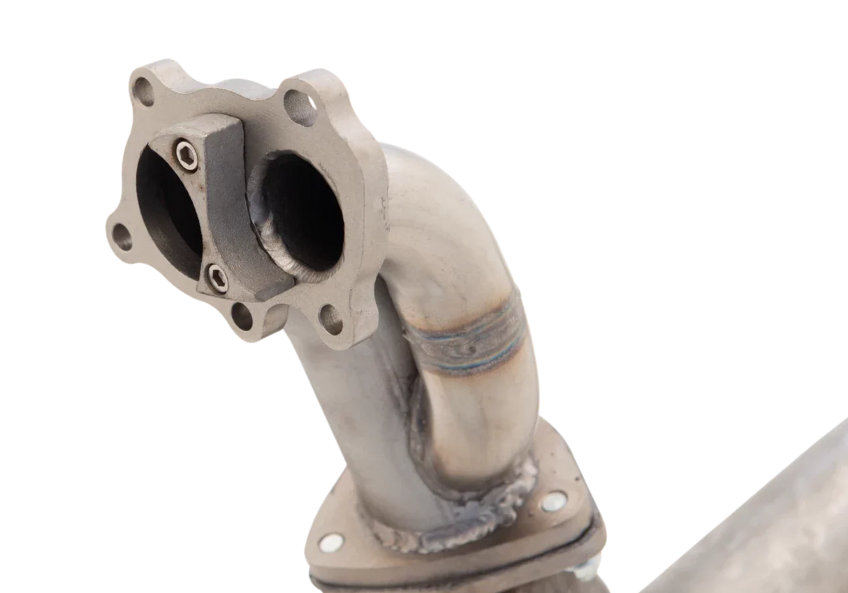 XForce | Split Dump Pipe & 100-Cell High-Flow Cat Kit | Nissan Silvia S14 S15 200SX 1994–2002 | E4-NS01-KITB